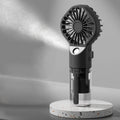 Ventilateur humidificateur Portable Mini ventilateur de brume portatif ventilateur portatif Rechargeable par USB avec humidificateur Mini ventilateur à main de jet d'eau