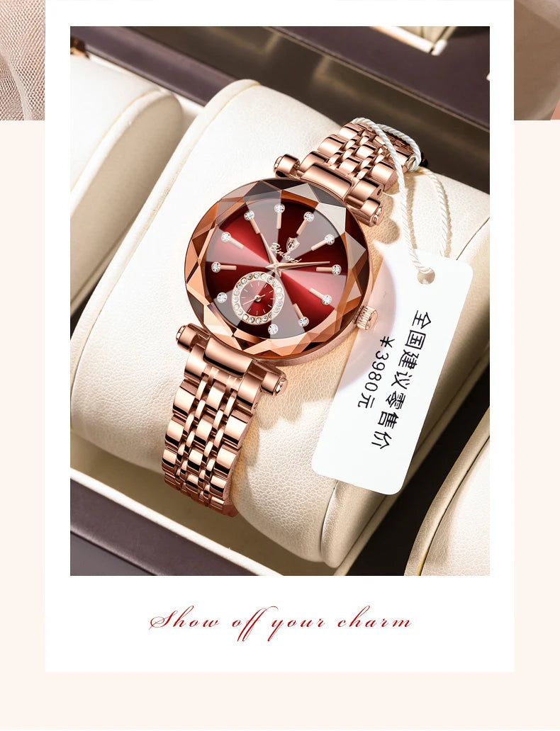 BINBOND nouvelle mode montre élégante de luxe Quartz femmes montres étanche lumineux Date coeur de l'océan conception mme montre-bracelet