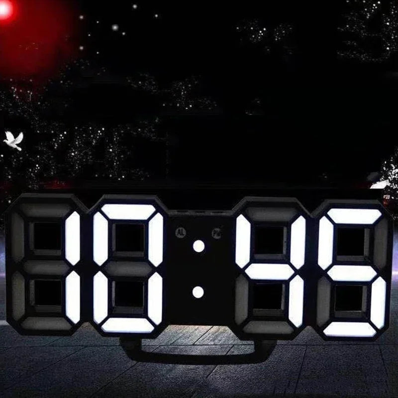 Décoration numérique pour chambre à coucher, montres de bureau, horloge murale Led, alarme de salon, maison moderne et décoration, décor de Table électronique