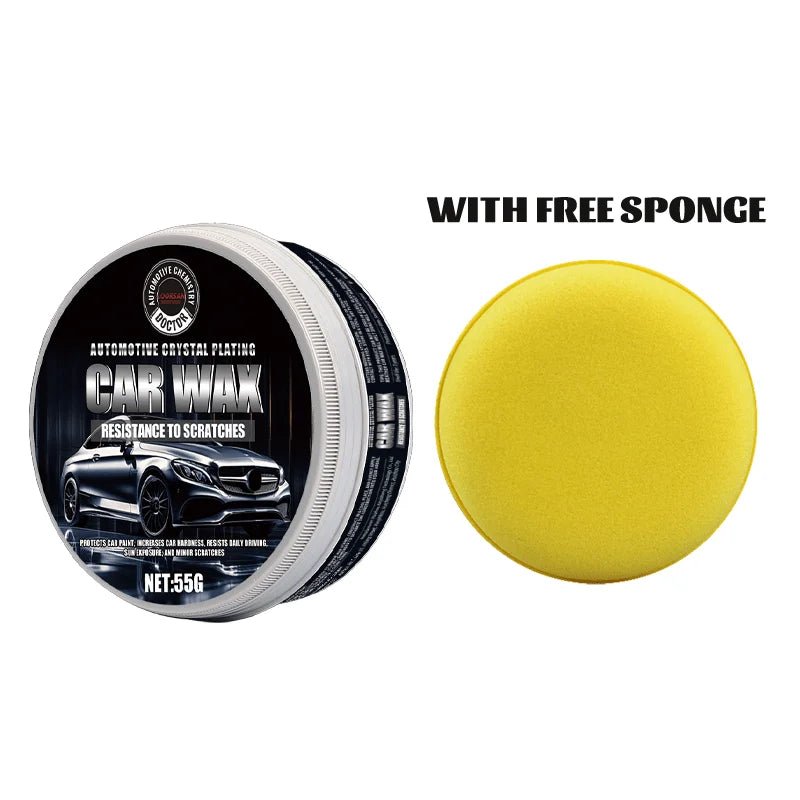 Cire noire pour voiture : protection de la peinture et réparation des rayures - Vernis céramique, brillance durable, utilisation facile, convient à toutes les voitures