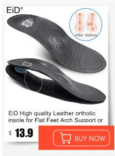Semelles orthopédiques en gel de qualité supérieure unisexe, pied plat 4WD, semelle de santé pour chaussures, insertion de coussin de soutien de la voûte plantaire pour fasciite plantaire