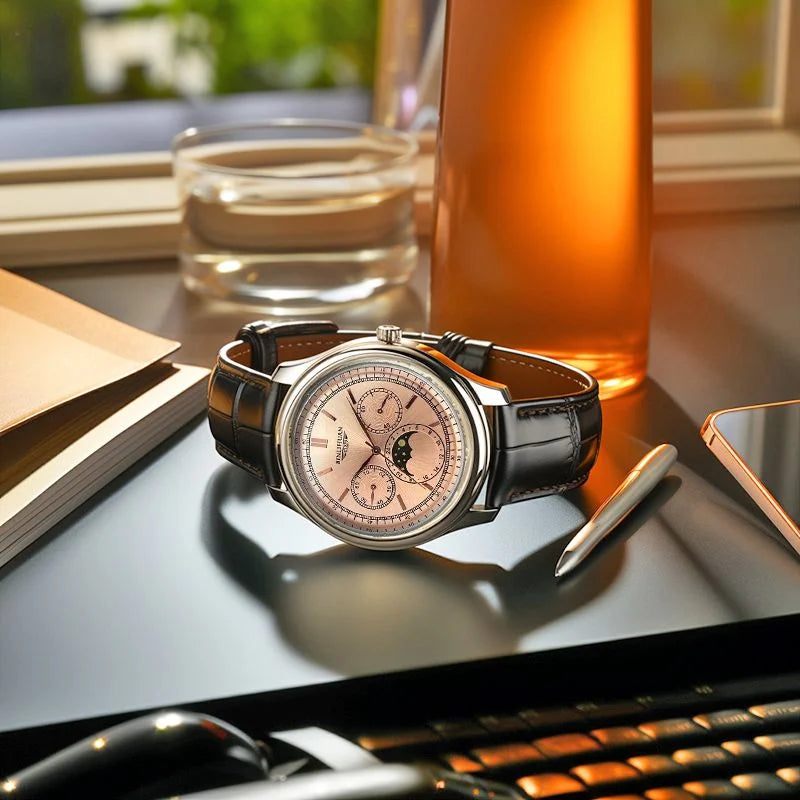 Top marque homme montre-bracelet de luxe affaires étanche hommes montre pour hommes Quartz horloge en cuir hommes montres reloj + boîte hommes cadeau