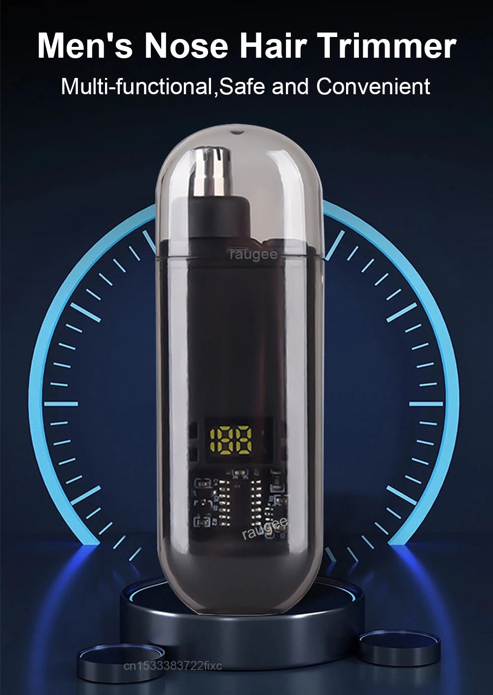 Tondeuse à poils de nez électrique Rechargeable pour hommes, rasoir pour sourcils, Mini tondeuse à cheveux Portable de poche