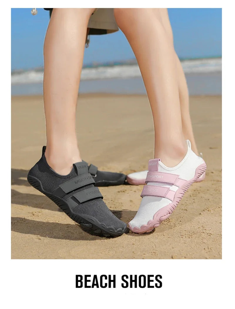 Chaussures d'eau élastiques à séchage rapide pour femmes et hommes, baskets de plage nu-pieds, pataugeoire de natation, randonnée en plein air, été