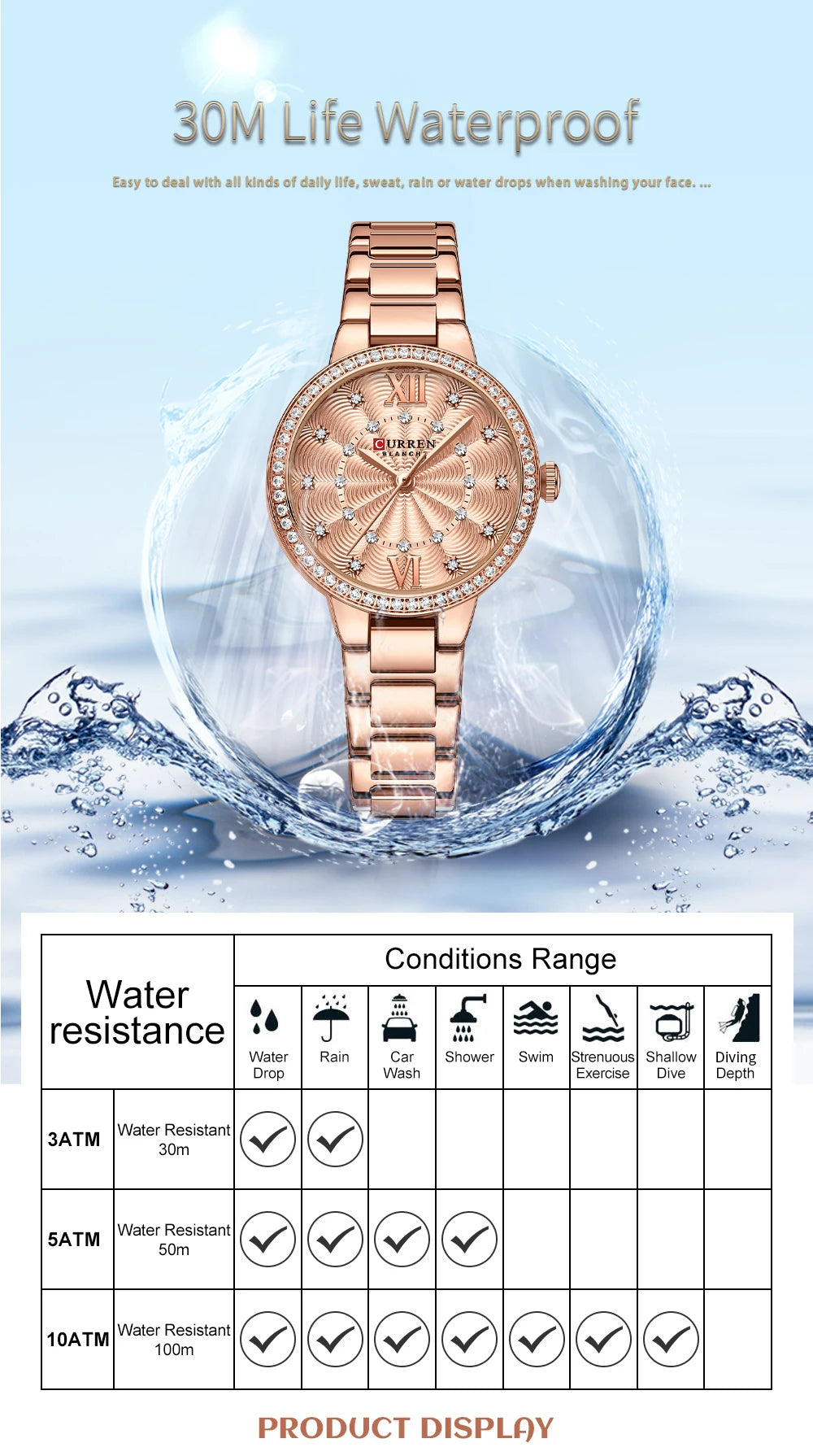 Istro REN-Montres-bracelets à quartz avec bracelet en acier inoxydable pour hommes et femmes, biscuits de luxe, cadran rose, montres à la mode, nouveau
