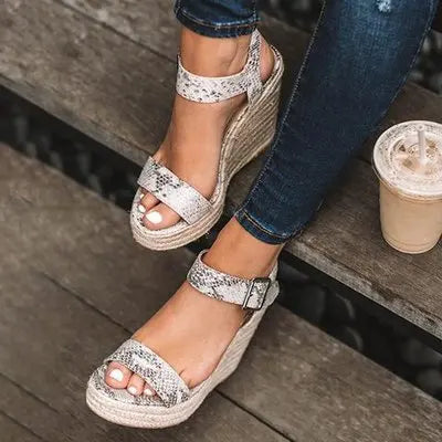 Sandales à Talons pour Femme, Espadrilles Confortables, Chaussures à Plateforme, Nouvelle Collection Été 2025
