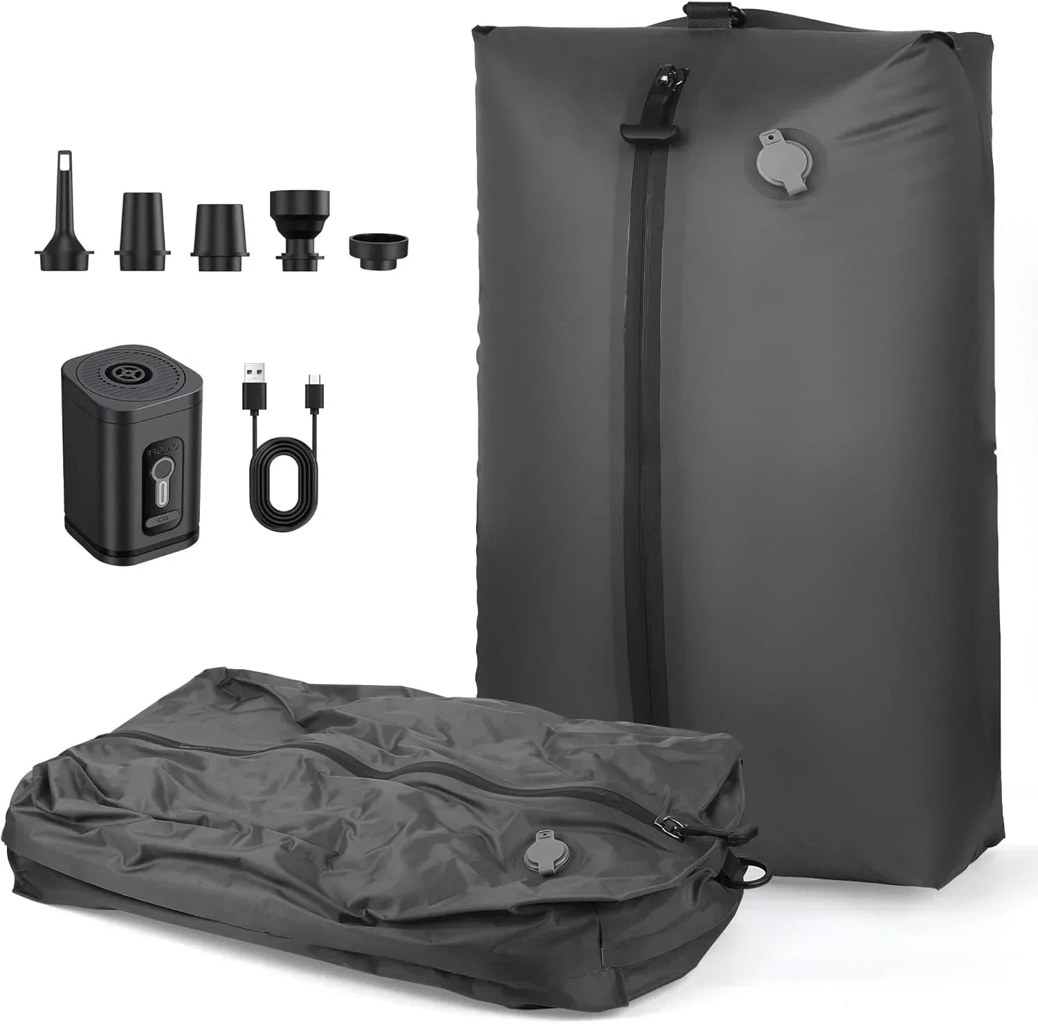 Sac de Compression sous vide 17L avec pompe à Air, sac de rangement réutilisable pour vêtements de voyage, sac de bagages à Compression