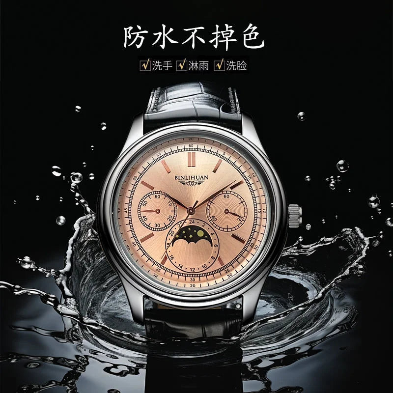 Top marque homme montre-bracelet de luxe affaires étanche hommes montre pour hommes Quartz horloge en cuir hommes montres reloj + boîte hommes cadeau