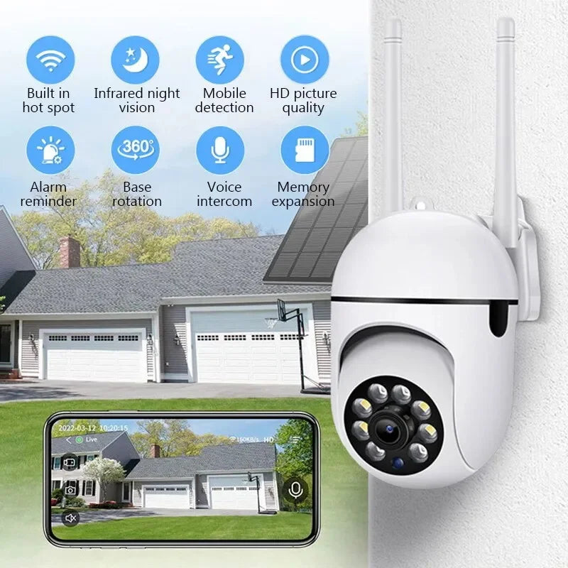 3MP WiFi caméra maison PTZ IP caméra couleur nuit Audio sans fil caméra de Surveillance Auto maison suivi sécurité CCTV caméra