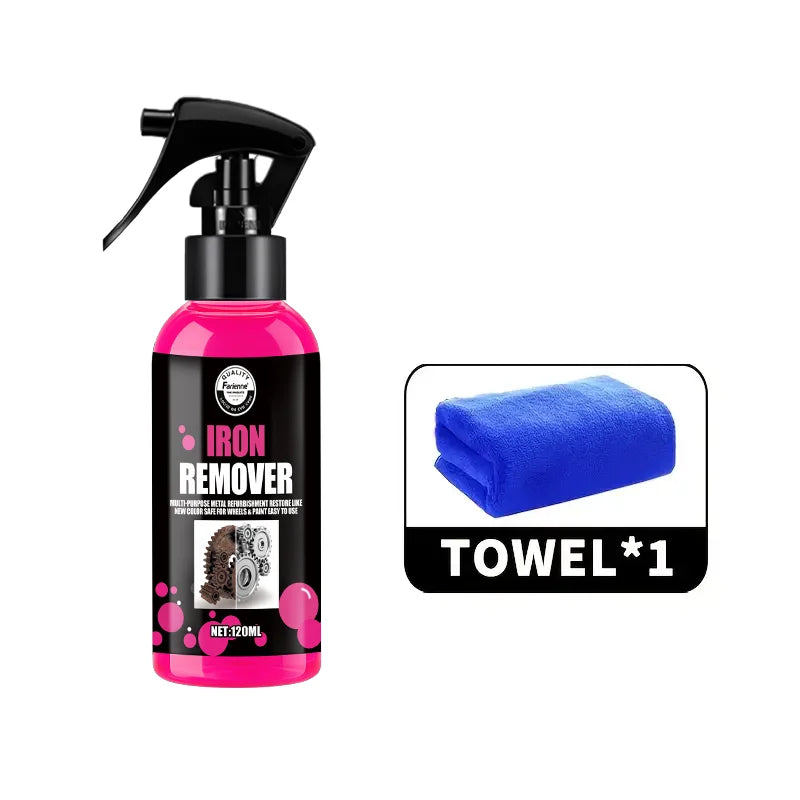 Spray antirouille tout usage 1PC- 120ML, éliminateur d'oxydation de fer à action rapide, restaure la brillance, sans danger sur diverses surfaces