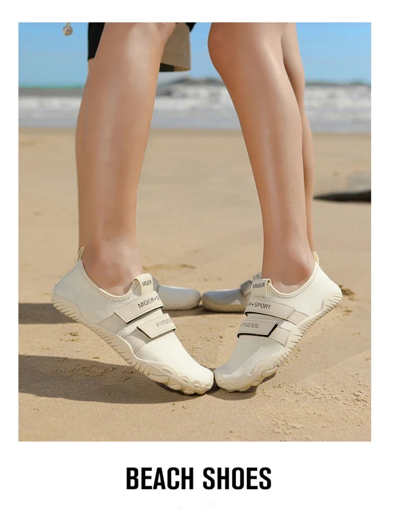 Chaussures d'eau élastiques à séchage rapide pour femmes et hommes, baskets de plage nu-pieds, pataugeoire de natation, randonnée en plein air, été