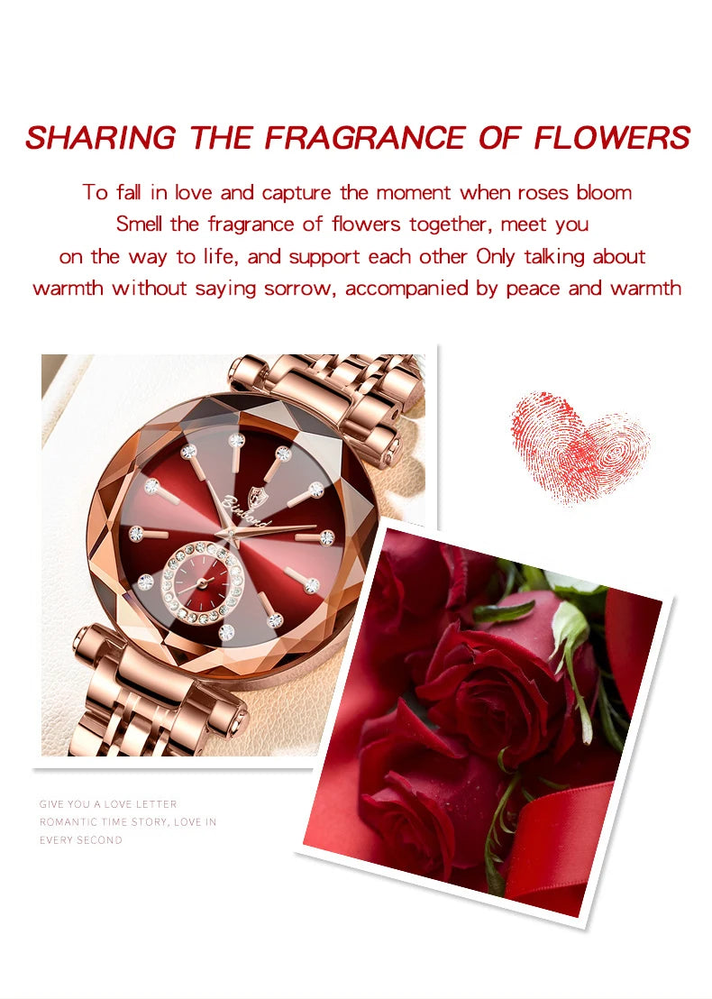 BINBOND nouvelle mode montre élégante de luxe Quartz femmes montres étanche lumineux Date coeur de l'océan conception mme montre-bracelet