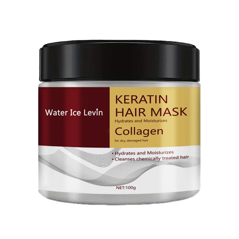 Masque capillaire au collagène et à la kératine, double contrôle de l'huile, revitalisant hydratant, doux et lisse, frisottis, réparation endommagée, revitalise, soins capillaires