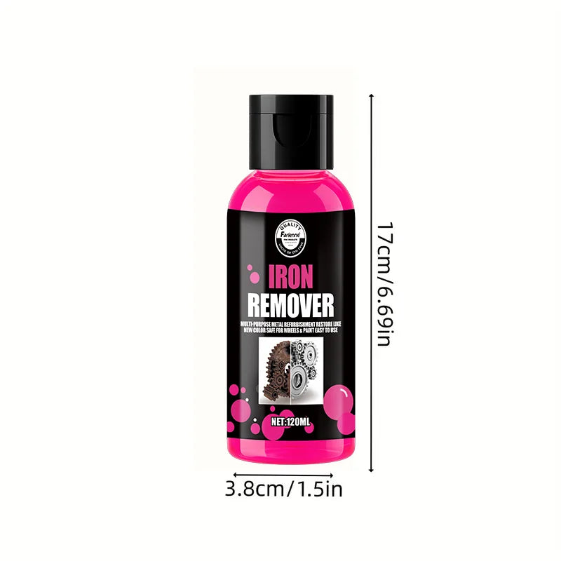 Spray antirouille tout usage 1PC- 120ML, éliminateur d'oxydation de fer à action rapide, restaure la brillance, sans danger sur diverses surfaces