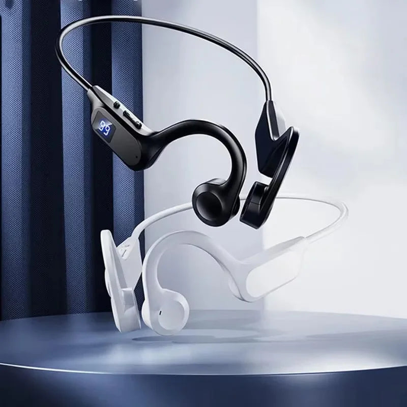 Écouteurs sans fil à Conduction osseuse, oreillettes de Sport, de natation, compatibles Bluetooth, mains libres, avec micro, pour la course à pied, X7