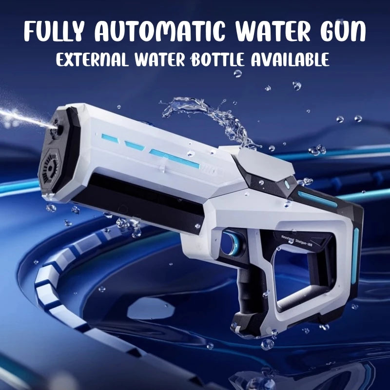 Pistolets à eau électriques de 42 cm pour adultes, haute pression, absorption automatique d'eau, jouets d'été pour la plage et la piscine, cadeaux pour enfants