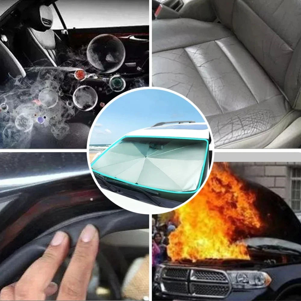 Pare-soleil de voiture, produit adapté au pare-brise avant de voiture, adapté aux vitres latérales, intérieur de voiture