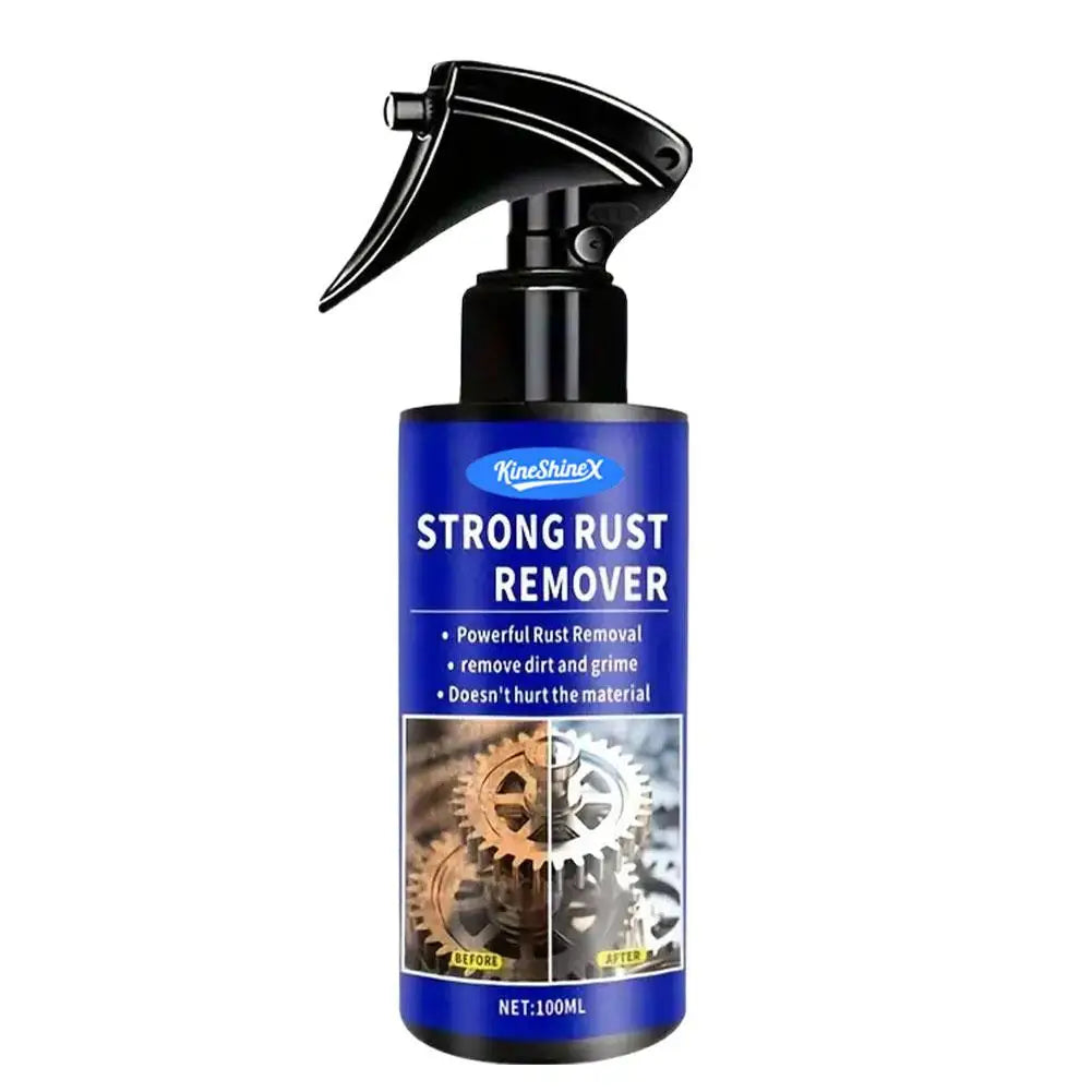 Décapant de Rouille pour Voiture, Spray Dégrippant Rapide pour Tuyaux d'Échappement, Entretien des Jantes de Voiture, Nettoyant pour Métal et Agent Anti-Taches de Poussière de Fer