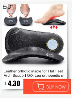 Semelles orthopédiques en gel de qualité supérieure unisexe, pied plat 4WD, semelle de santé pour chaussures, insertion de coussin de soutien de la voûte plantaire pour fasciite plantaire