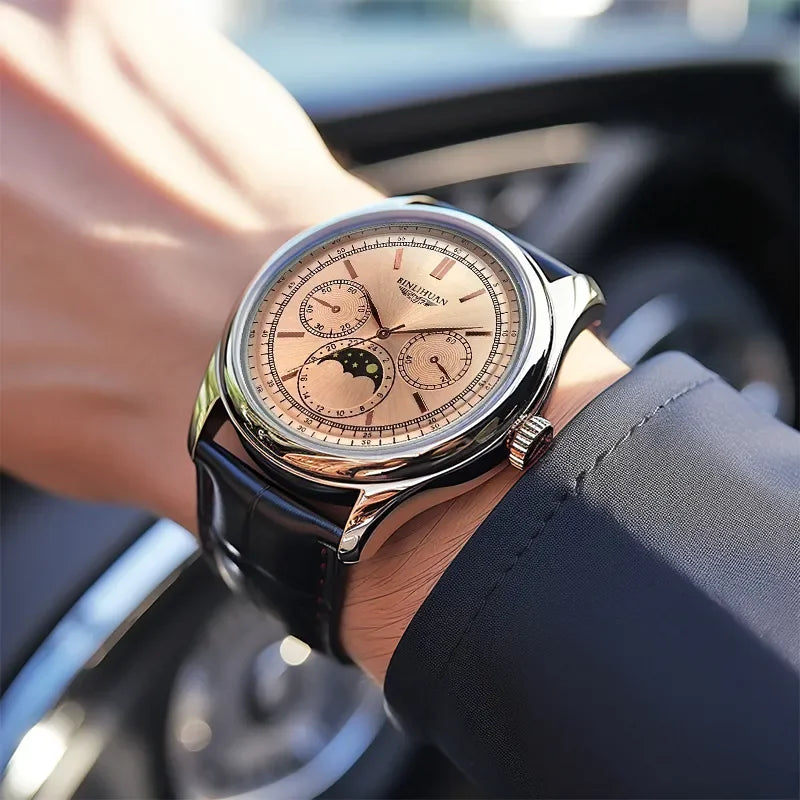 Top marque homme montre-bracelet de luxe affaires étanche hommes montre pour hommes Quartz horloge en cuir hommes montres reloj + boîte hommes cadeau