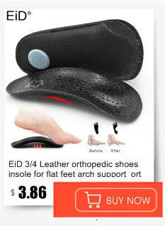Semelles orthopédiques en gel de qualité supérieure unisexe, pied plat 4WD, semelle de santé pour chaussures, insertion de coussin de soutien de la voûte plantaire pour fasciite plantaire