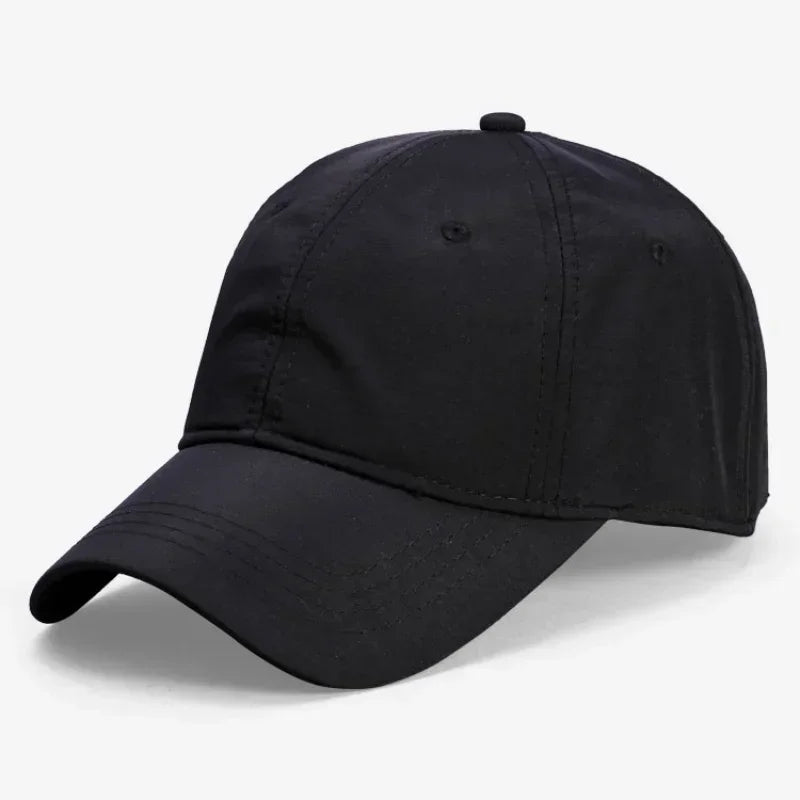 Casquette de Baseball à séchage rapide pour hommes, grande taille 63-67cm, chapeau de papa respirant, grande taille, couronne souple réglable, casquette de course unisexe, nouvelle collection