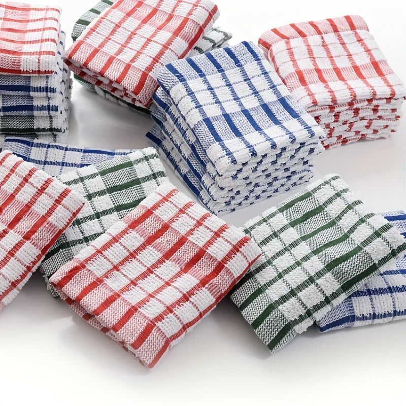 Serviettes absorbantes à carreaux