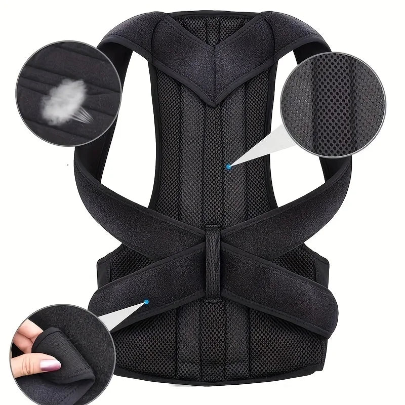 Correcteur de Posture du dos, ceinture correctrice Anti-chameau, ceinture correctrice de Posture assise, orthopédique réglable, nouveau