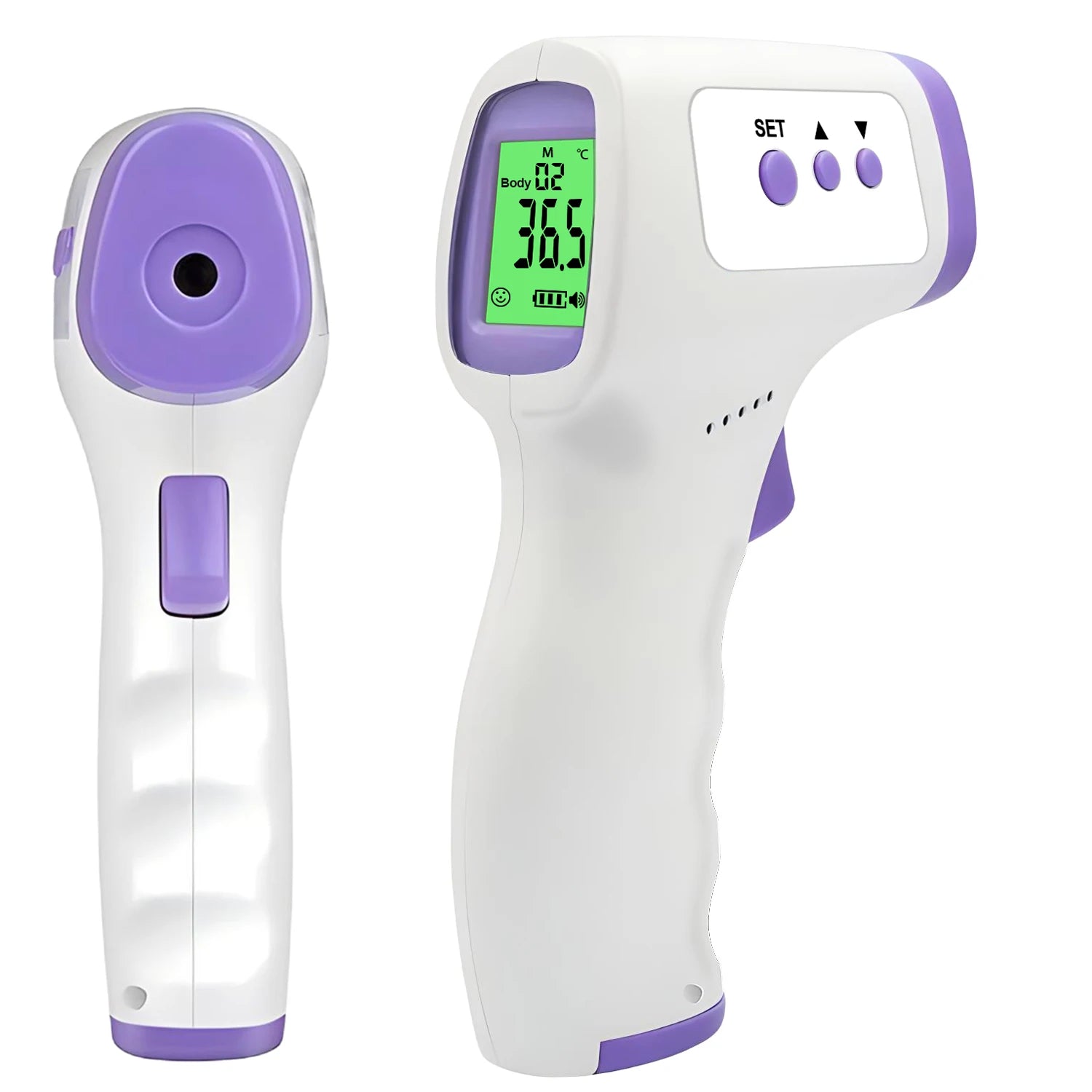 Thermomètre infrarouge numérique front corps thermomètres de fièvre sans contact ou oxymètre de pouls de doigt portable médical oxygène sanguin