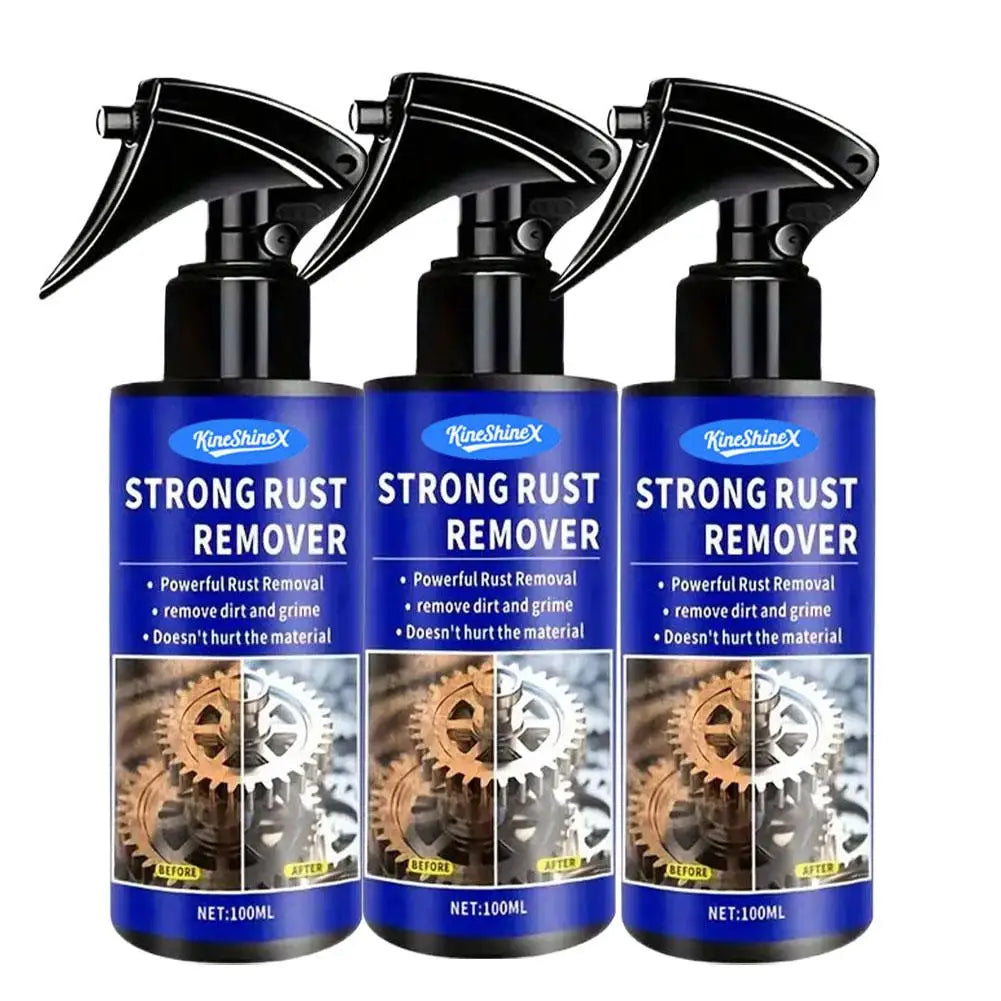 Décapant de Rouille pour Voiture, Spray Dégrippant Rapide pour Tuyaux d'Échappement, Entretien des Jantes de Voiture, Nettoyant pour Métal et Agent Anti-Taches de Poussière de Fer