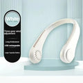Ventilateur de cou mains libres, portable, rechargeable par USB, sans pales, silencieux, pour les voyages d'été, 3 vitesses, mini, longue autonomie
