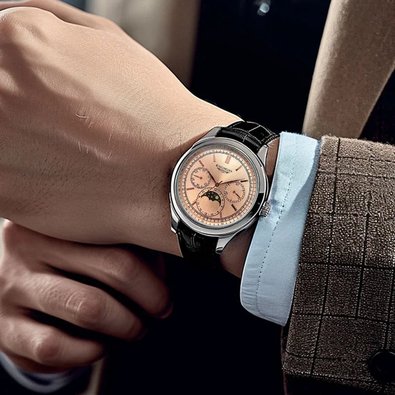 Top marque homme montre-bracelet de luxe affaires étanche hommes montre pour hommes Quartz horloge en cuir hommes montres reloj + boîte hommes cadeau