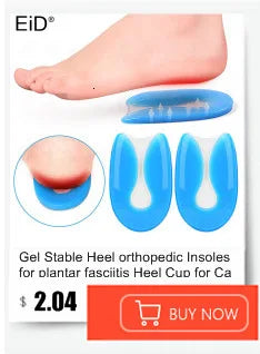 Semelles orthopédiques en gel de qualité supérieure unisexe, pied plat 4WD, semelle de santé pour chaussures, insertion de coussin de soutien de la voûte plantaire pour fasciite plantaire