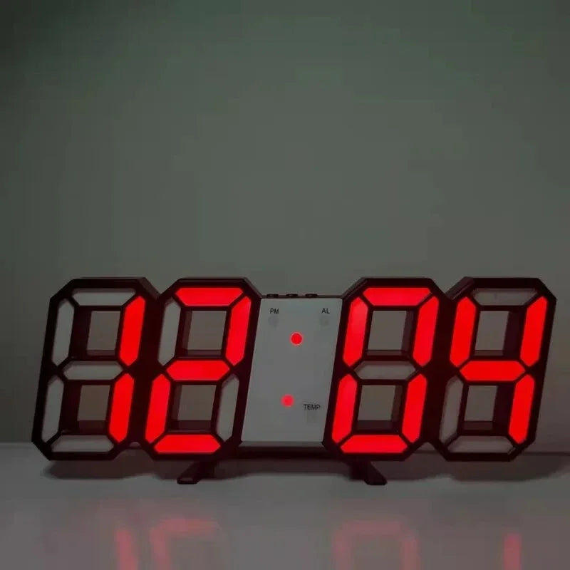 Décoration numérique pour chambre à coucher, montres de bureau, horloge murale Led, alarme de salon, maison moderne et décoration, décor de Table électronique