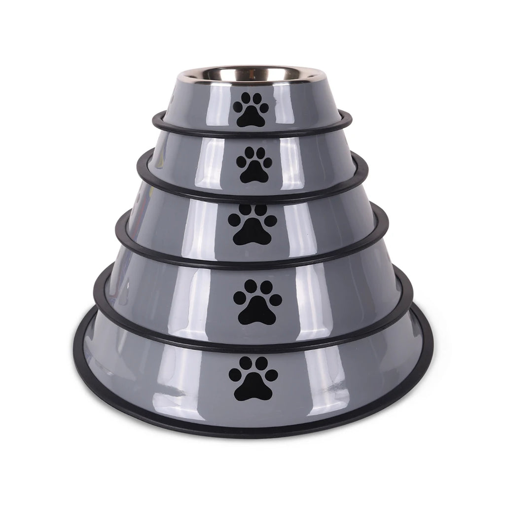 Filles en acier inoxydable pour animaux de compagnie, multi-spécifications, anti-chute, alimentation pour chat et chien, fournitures pour animaux de compagnie, 1PC