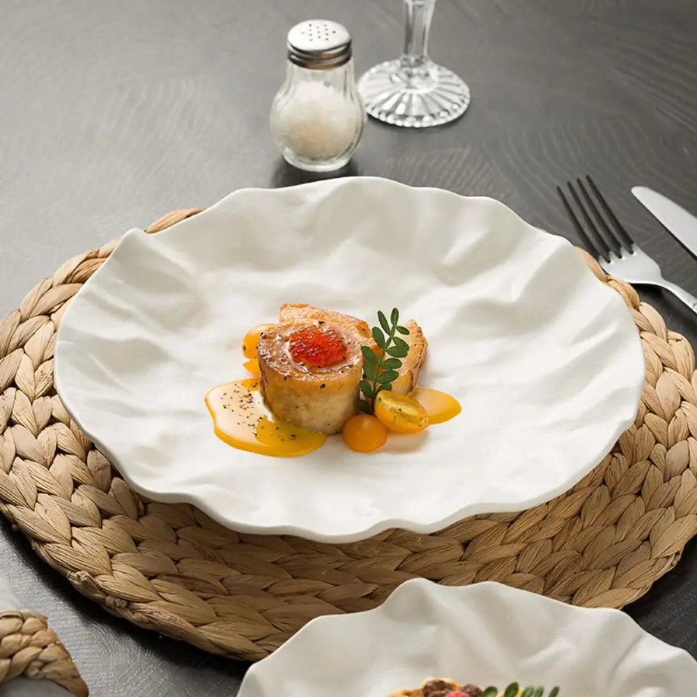 Assiette en céramique pour cuisine occidentale, créative, multifonctionnelle, réutilisable, pour steak et pain