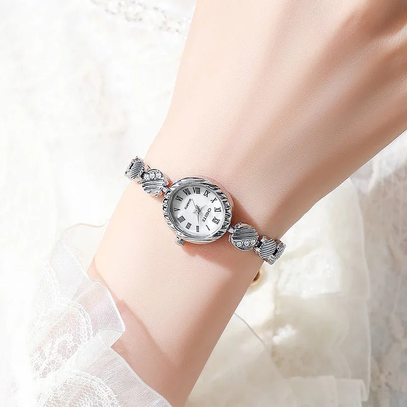 Montres de luxe pour femmes, Bracelets en cristal, marque haut de gamme, élégantes, or et argent, pour petite amie