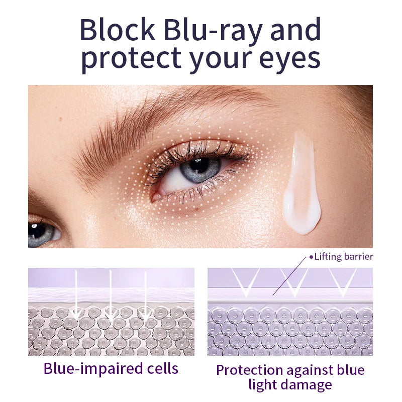 O'CHEAL Anti-rides Anti cernes crème pour les yeux rouleau masseur hydratant sacs pour les yeux Anti-âge acide hyaluronique soins de la peau des yeux