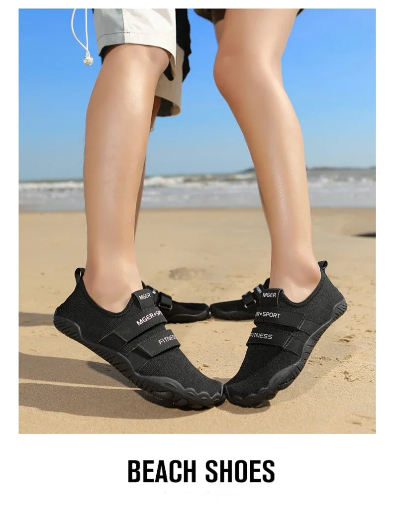 Chaussures d'eau élastiques à séchage rapide pour femmes et hommes, baskets de plage nu-pieds, pataugeoire de natation, randonnée en plein air, été