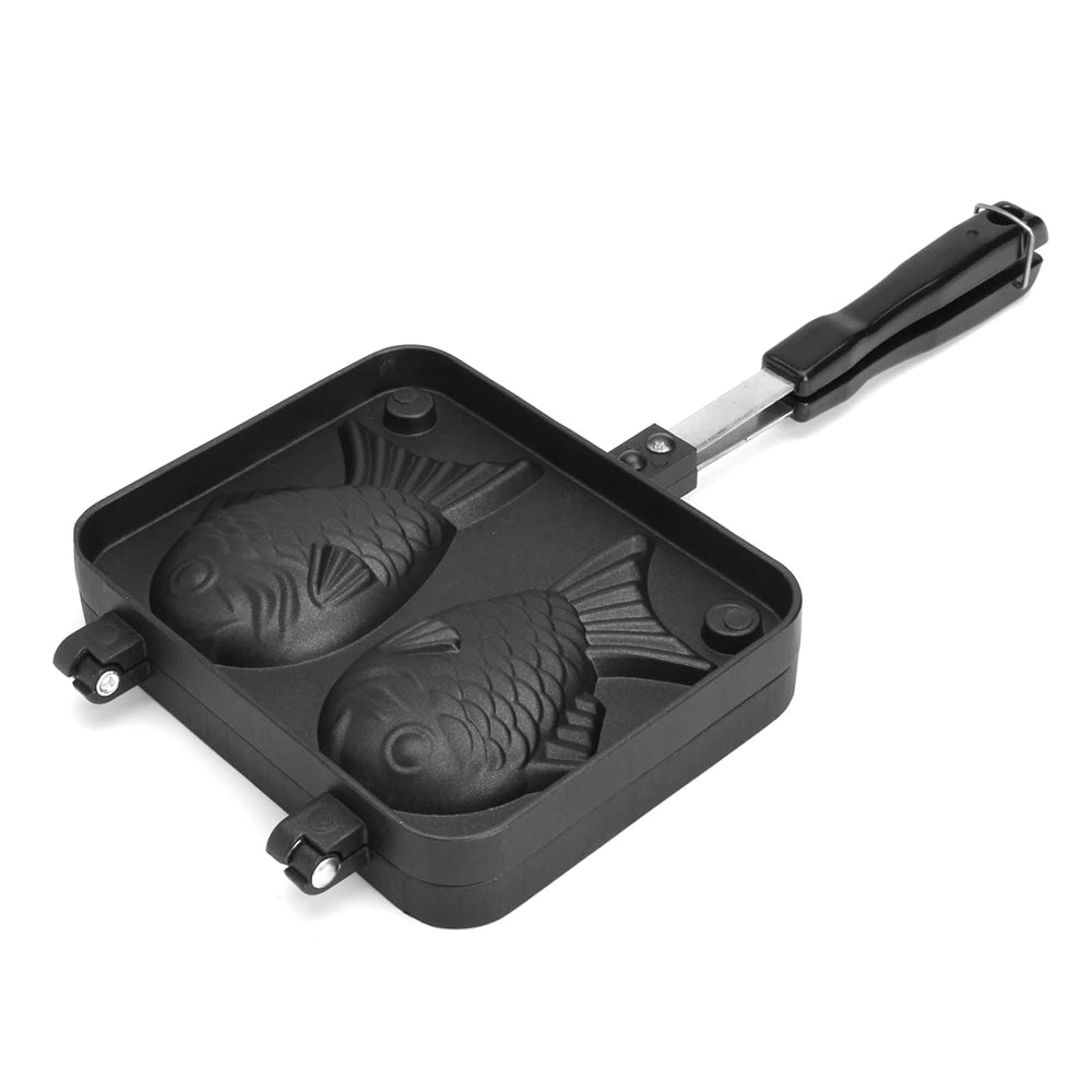 Moule à gaufres en forme de poisson japonais, moule à gâteau Taiyaki 2/4, moules à gâteaux, cuisson de desserts, cuisine pour bricolage à la maison