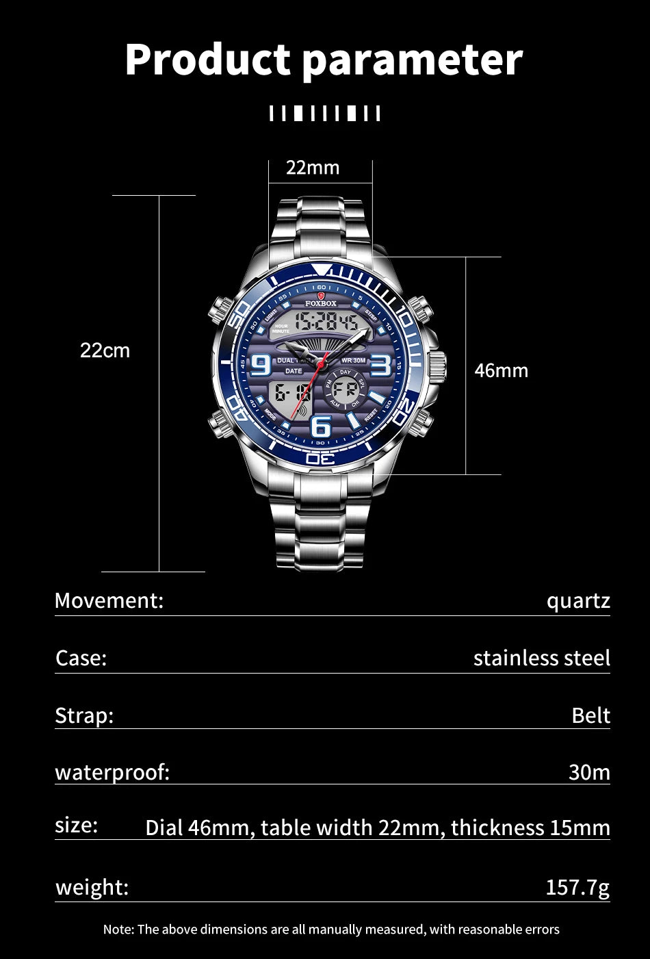 LIGE-Montre-bracelet à quartz pour homme, marque de luxe supérieure, sport, militaire, chronographe, date, numérique, horloge