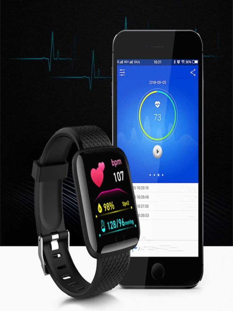 Smartwatch hommes femmes montres montre intelligente Message Fitness moniteur Bracelet cadeau d'anniversaire horloge électronique pour Android IOS
