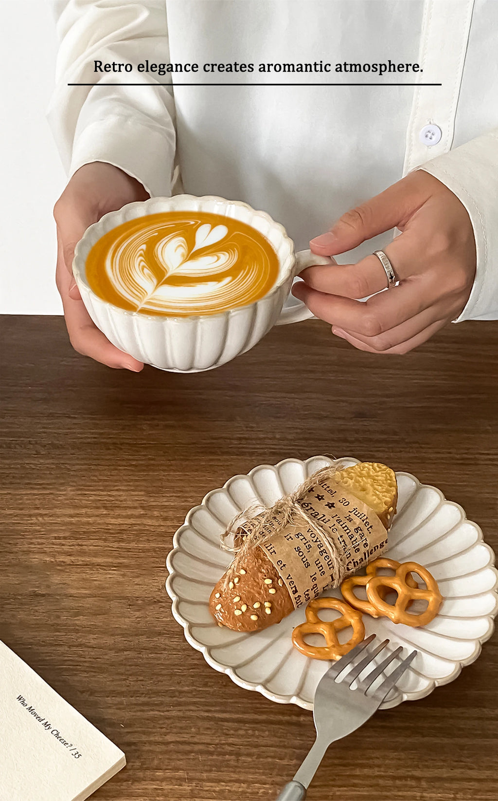 1 ensemble de tasses et soucoupes en céramique de style japonais, tasses et soucoupes à thé de style japonais, tasses et soucoupes à café, tasses à boire pour le petit-déjeuner, les goûters, le thé de l'après-midi,