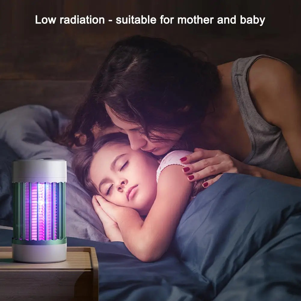 Lampe anti-moustiques à choc électrique, lumière UV USB, piège anti-moustiques pour chambre à coucher, Camping en plein air, tue les mites, les guêpes et les moucherons