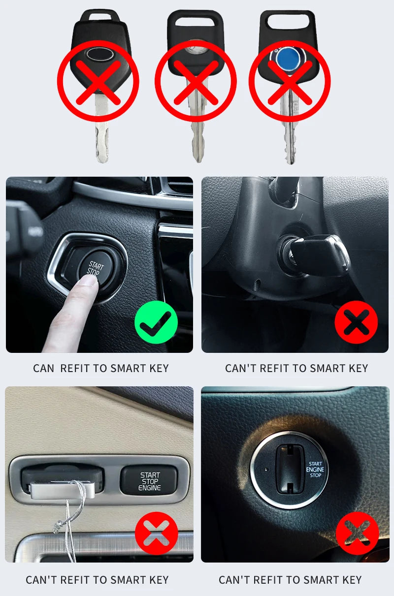 Affichage à distance LCD intelligent universel modifié CF920, clé d'entrée confortable, verrouillage automatique, pour Audi, BMW, Ford, Mazda, Toyota, KIA, Peugeot,   Fiat, Renault, Opel, Jeep, VW, Honda, Hyundai