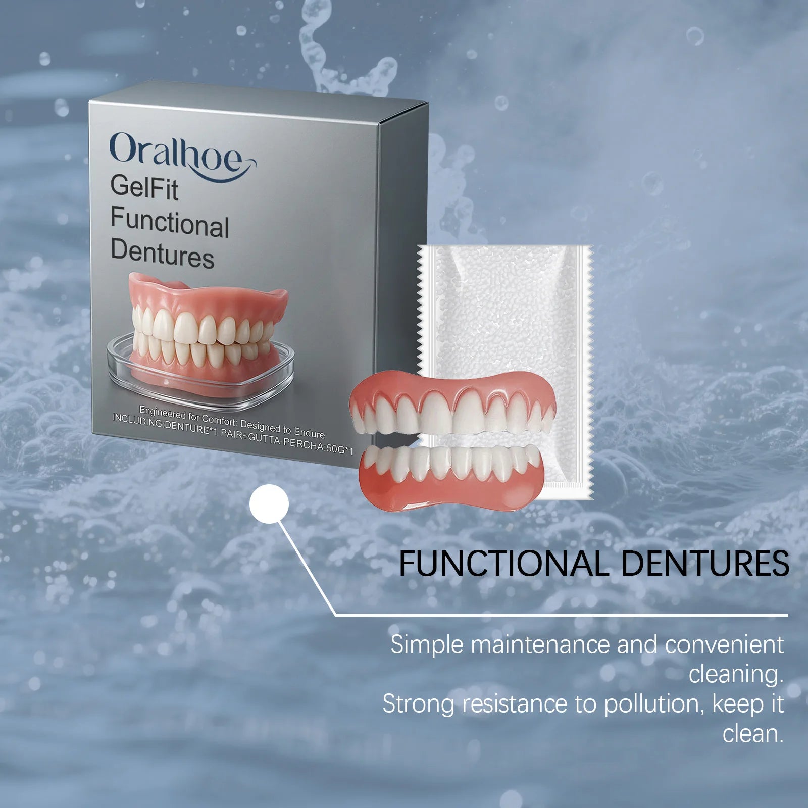 Ensemble de décoration dentaire confortable pour embellir les espaces entre les dents et améliorer l'apparence du sourire