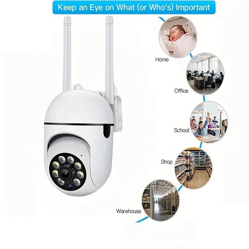 3MP WiFi caméra maison PTZ IP caméra couleur nuit Audio sans fil caméra de Surveillance Auto maison suivi sécurité CCTV caméra