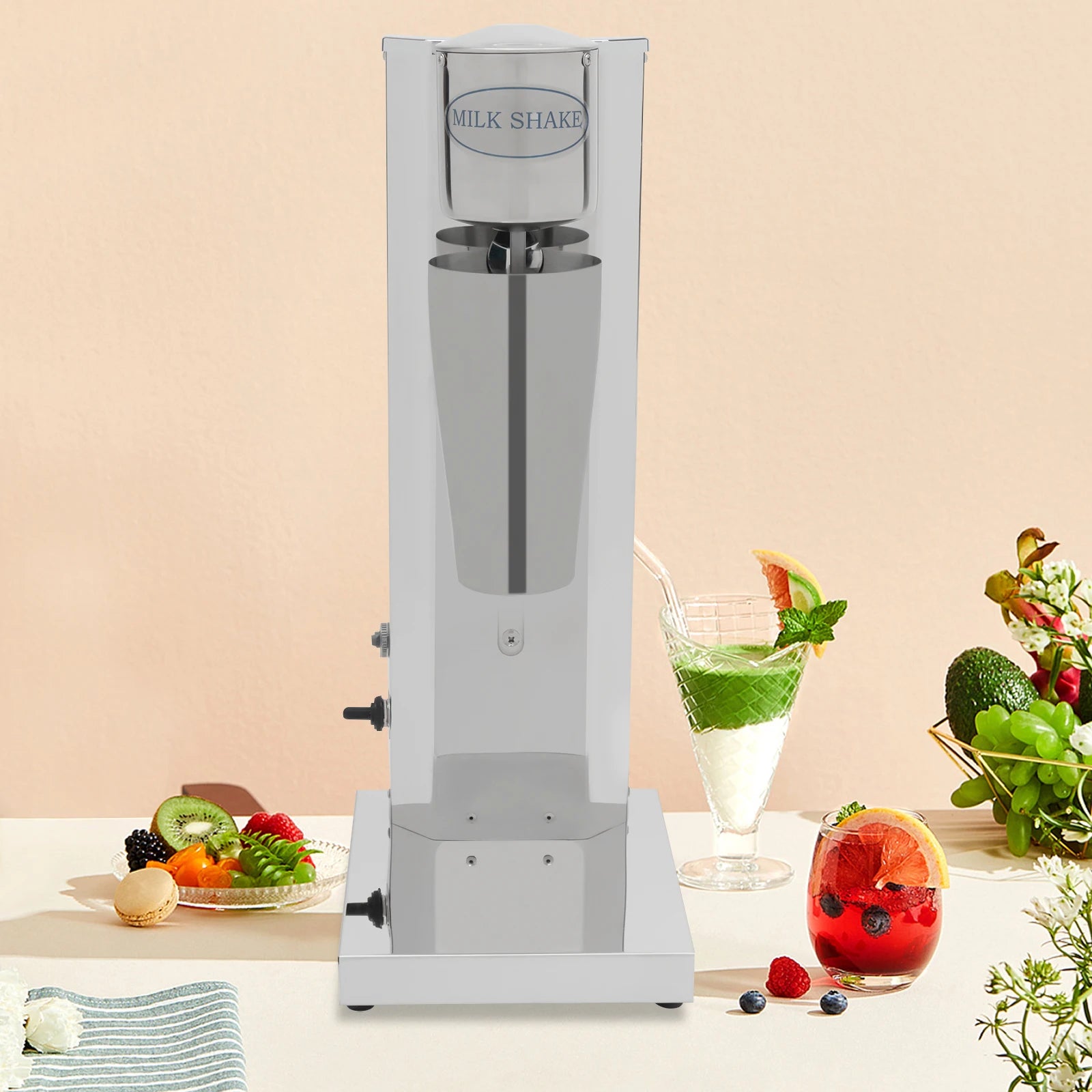 Machine à Milk-Shake commerciale 180W 650ML, en acier inoxydable, mélangeur de crème de lait 18000 tr/min