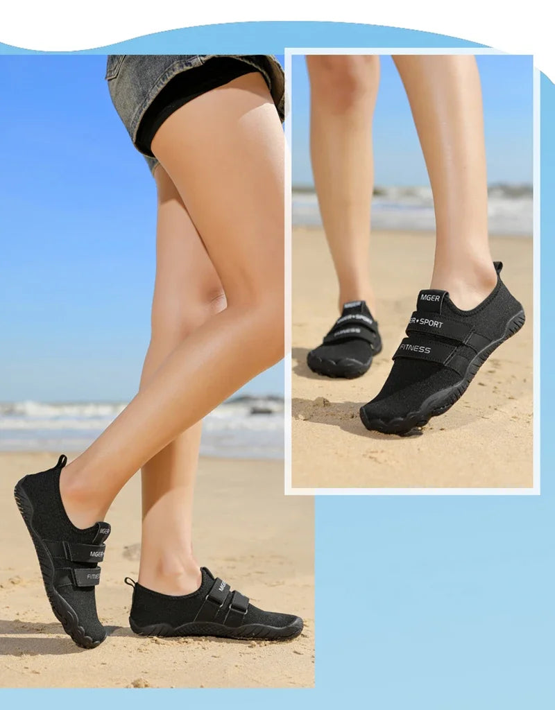 Chaussures d'eau élastiques à séchage rapide pour femmes et hommes, baskets de plage nu-pieds, pataugeoire de natation, randonnée en plein air, été