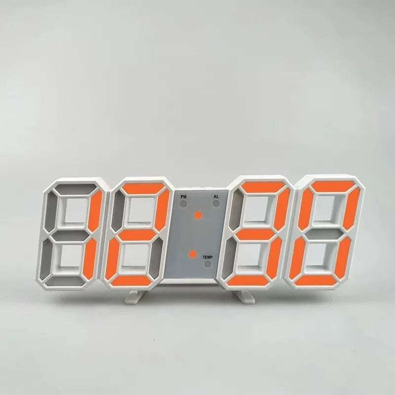 Décoration numérique pour chambre à coucher, montres de bureau, horloge murale Led, alarme de salon, maison moderne et décoration, décor de Table électronique